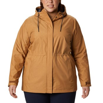 Columbia Norwalk Mountain Plus Size, Chamarras Marrom Para Mujer | 570138-WOK